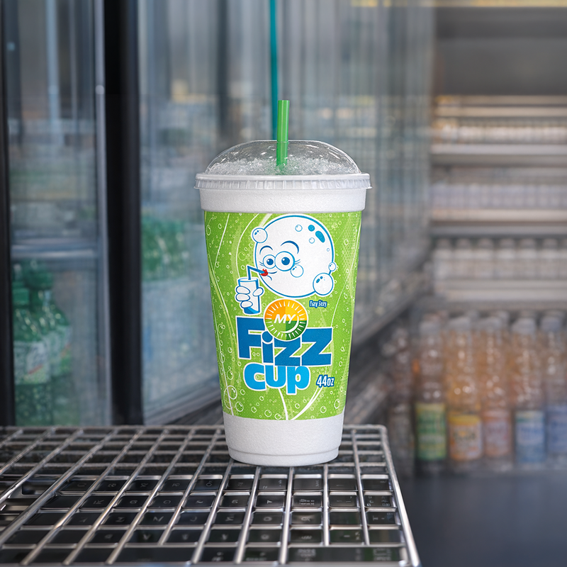 Retail beverage cup design