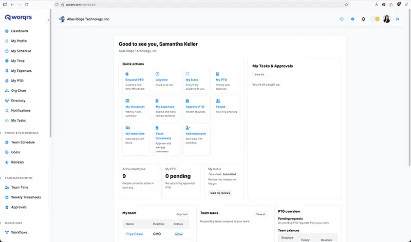 Worqrs workforce tools